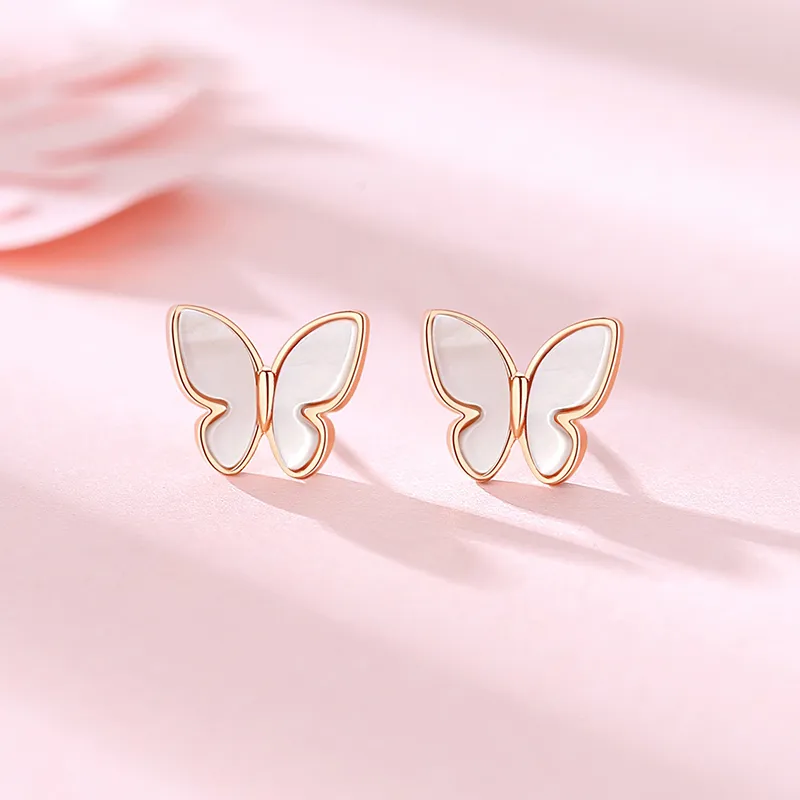 CHIEMOT S925 Silver Stud Earrings Women's-4