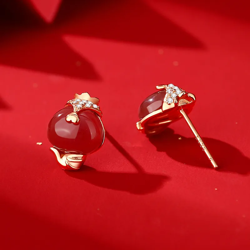 CHIEMOT S925 Silver Stud Earrings Women's-1