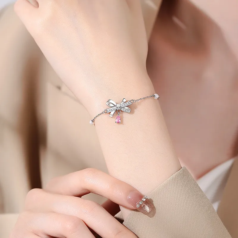 CHIEMOT S925 Silver Bracelets Women's-4