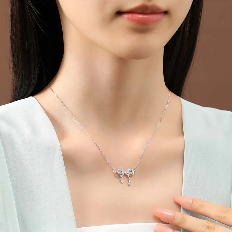 CHIEMOT S999 Fine Silver Collarbone Chain Women's-4