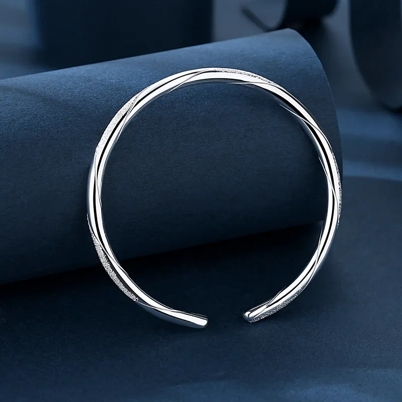CHIEMOT S999 Fine Silver Bangles Unisex-4