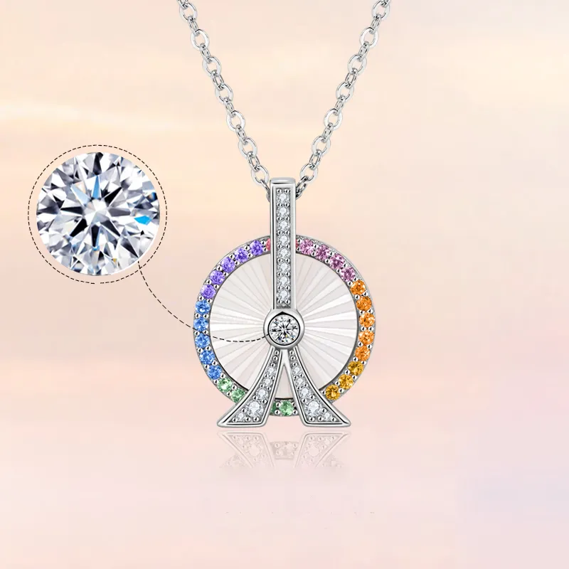 CHIEMOT S925 Silver Collarbone Chain Women's-6