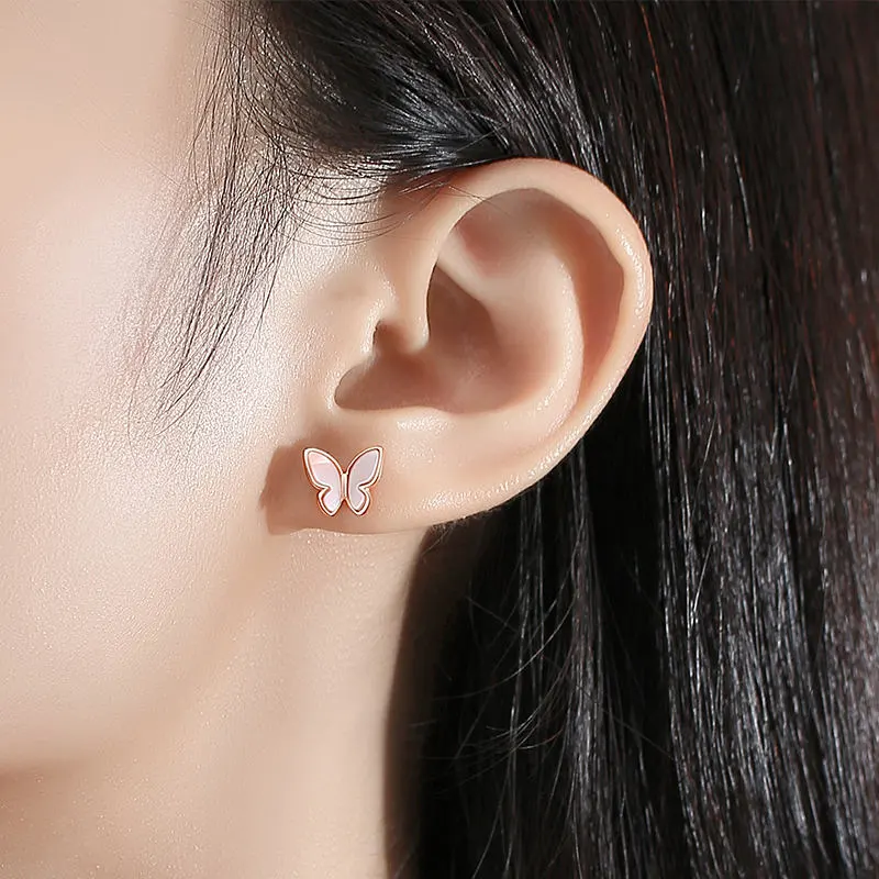 CHIEMOT S925 Silver Stud Earrings Women's-1