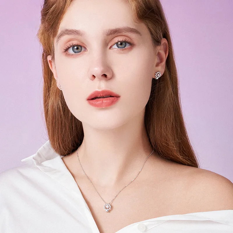 CHIEMOT S925 Silver Collarbone Chain Women's-7