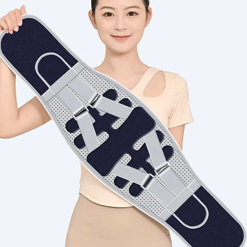 UMA Back Support Braces Breathable Protective Self Heating Compression Silver Black Unisex-1