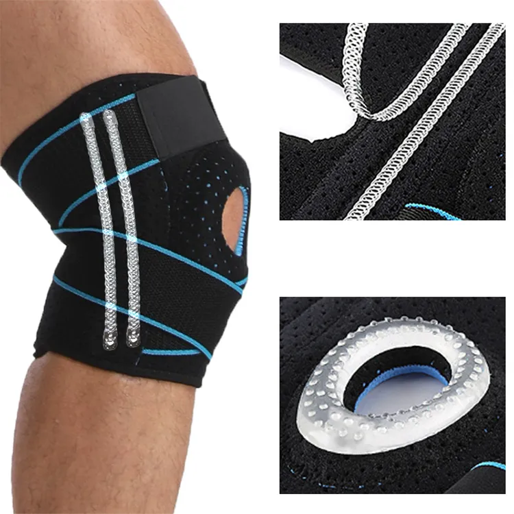 UMA Running Mountaineering Hiking Unisex Rubber Silicone Knee Pads-22