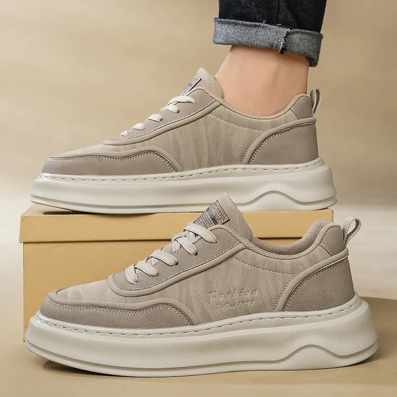 ABCIU Cushioning Impact Resistance Low-Top Skateboard Shoes Men's-3
