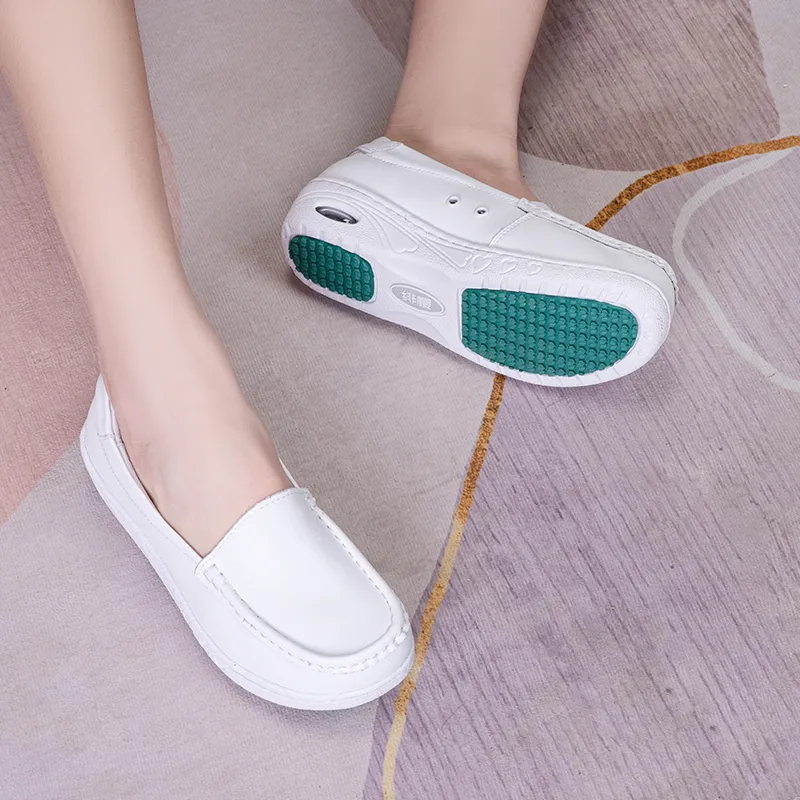 Cherry Blossoms Loafers Women's White-5