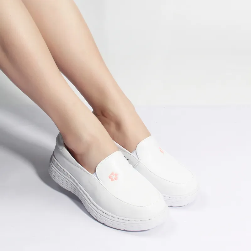 Cherry Blossoms Loafers Women's White-7