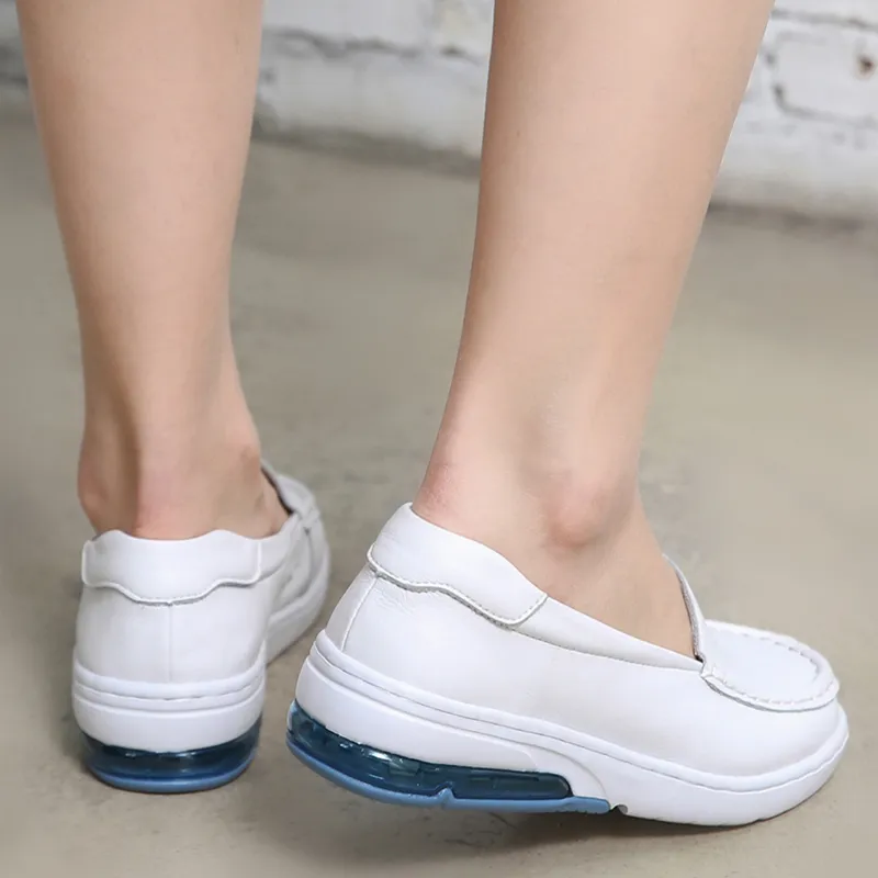 Cherry Blossoms Loafers Women's White-7