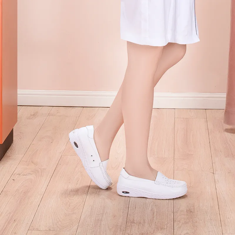 Cherry Blossoms Loafers Women's White-7
