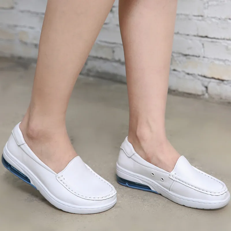 Cherry Blossoms Loafers Women's White-5