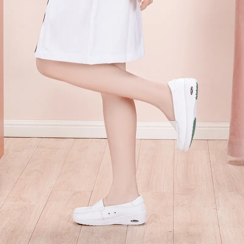 Cherry Blossoms Loafers Women's White-6