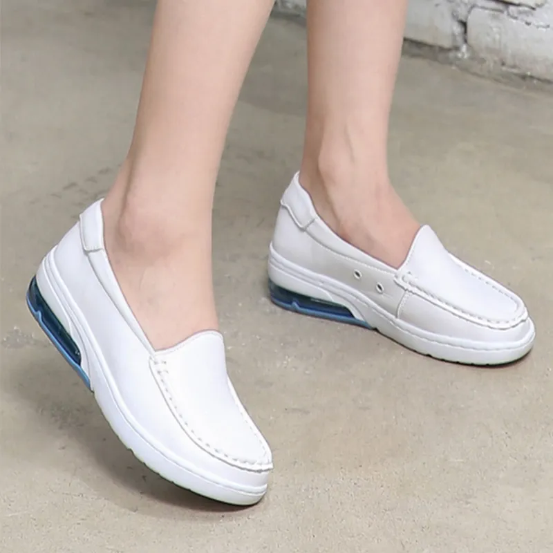 Cherry Blossoms Loafers Women's White-6