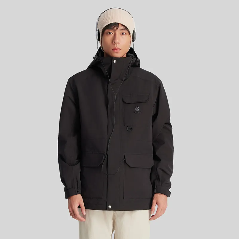 Tectop Waterproof And Windproof To Keep Warm Windbreaker Jacket Unisex-2