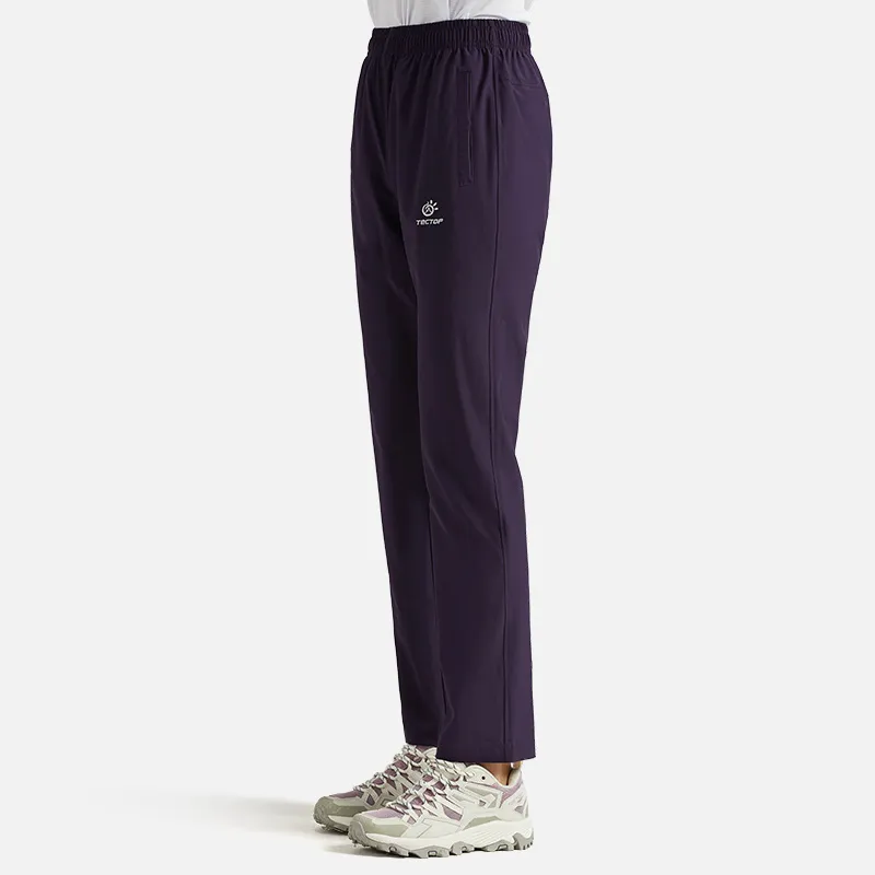 Tectop Casual Pants Women's Dark Reddish Purple-3
