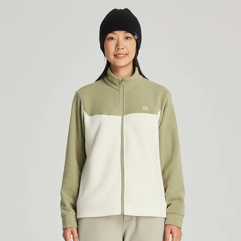 Tectop Velvet feel Coat Women's Matcha Green-2