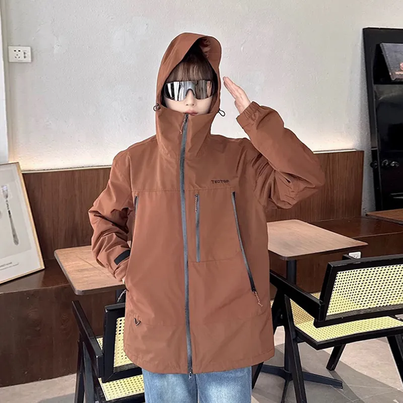 Tectop Waterproof And Windproof To Keep Warm Windbreaker Jacket Unisex-11