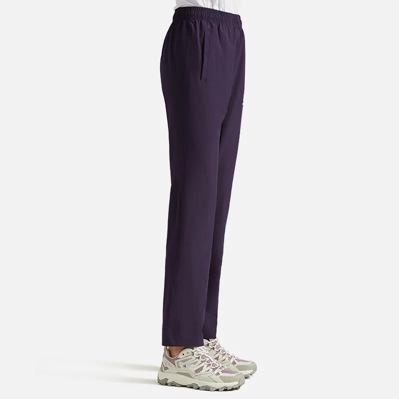 Tectop Casual Pants Women's Dark Reddish Purple-4
