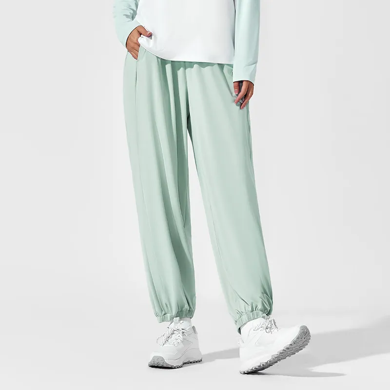 Tectop Knitted Sports Pants Women's Light Mint Green-2