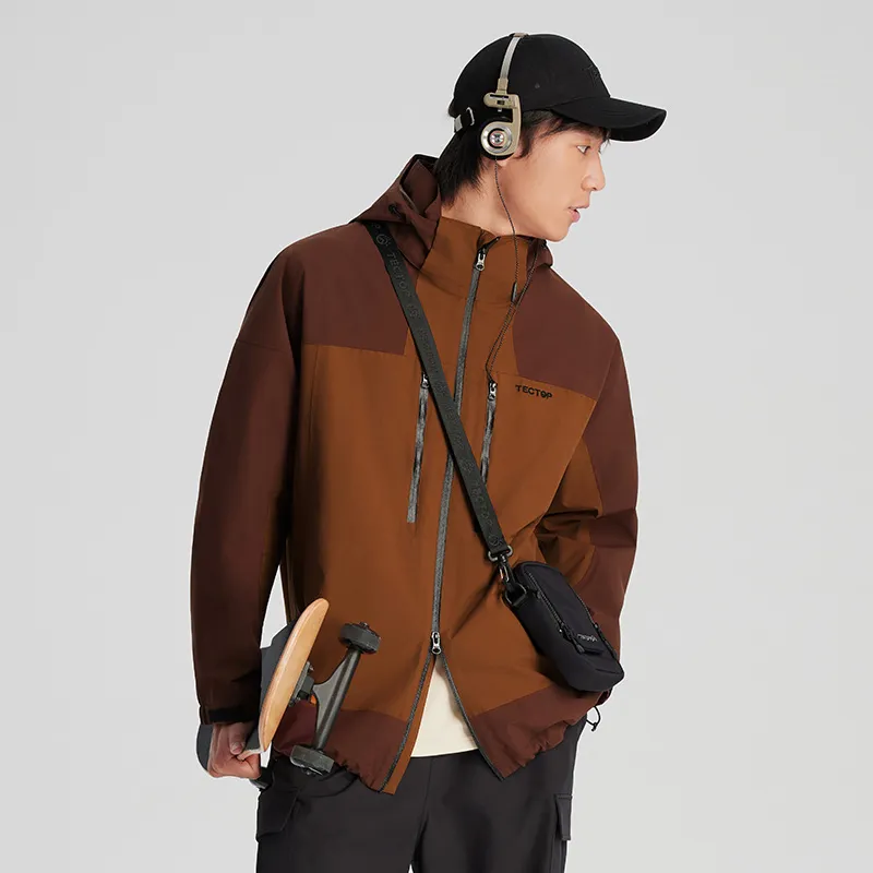 Tectop Waterproof And Windproof To Keep Warm Windbreaker Jacket Unisex-12