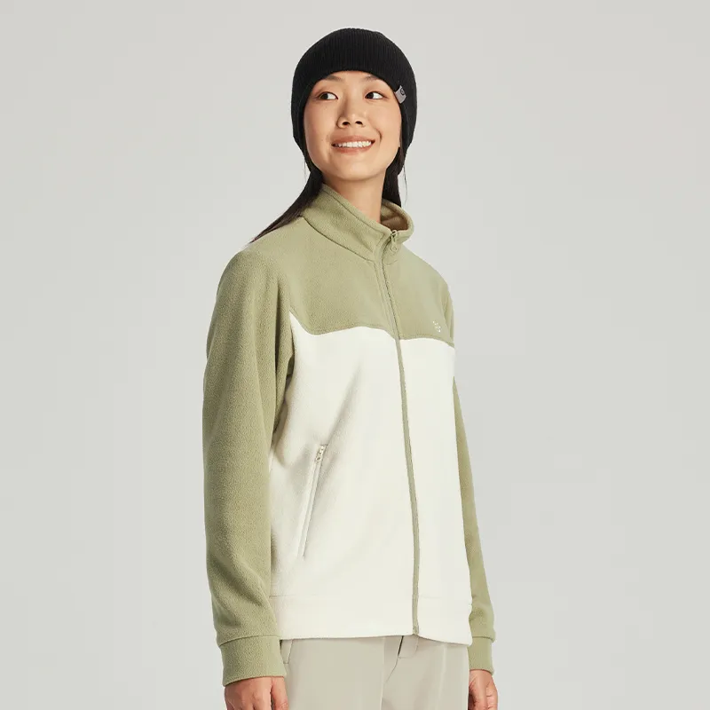 Tectop Velvet feel Coat Women's Matcha Green-3