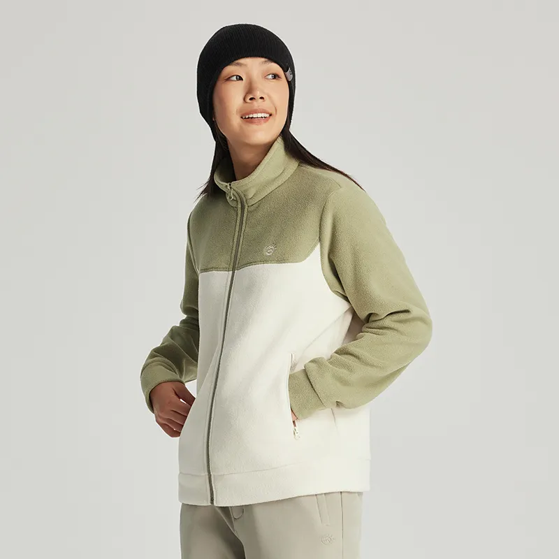 Tectop Velvet feel Coat Women's Matcha Green-4