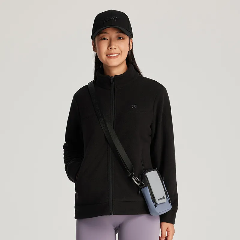 Tectop Velvet feel Coat Women's Classic Black-5
