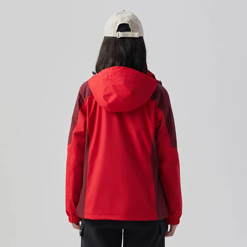 Tectop Waterproof And Windproof To Keep Warm Windbreaker Jacket Women's China Red-1