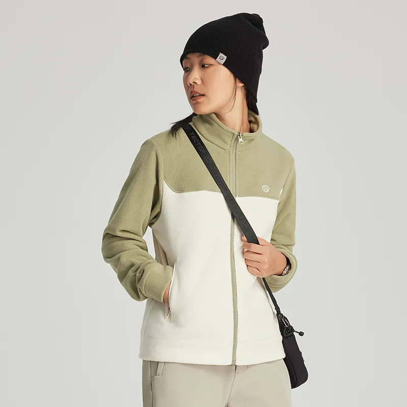 Tectop Velvet feel Coat Women's Matcha Green-6