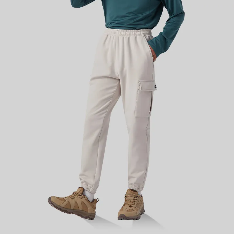 Tectop Casual Pants Unisex Beige Khaki-2