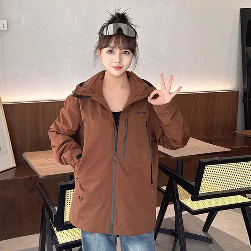 Tectop Waterproof And Windproof To Keep Warm Windbreaker Jacket Unisex-13