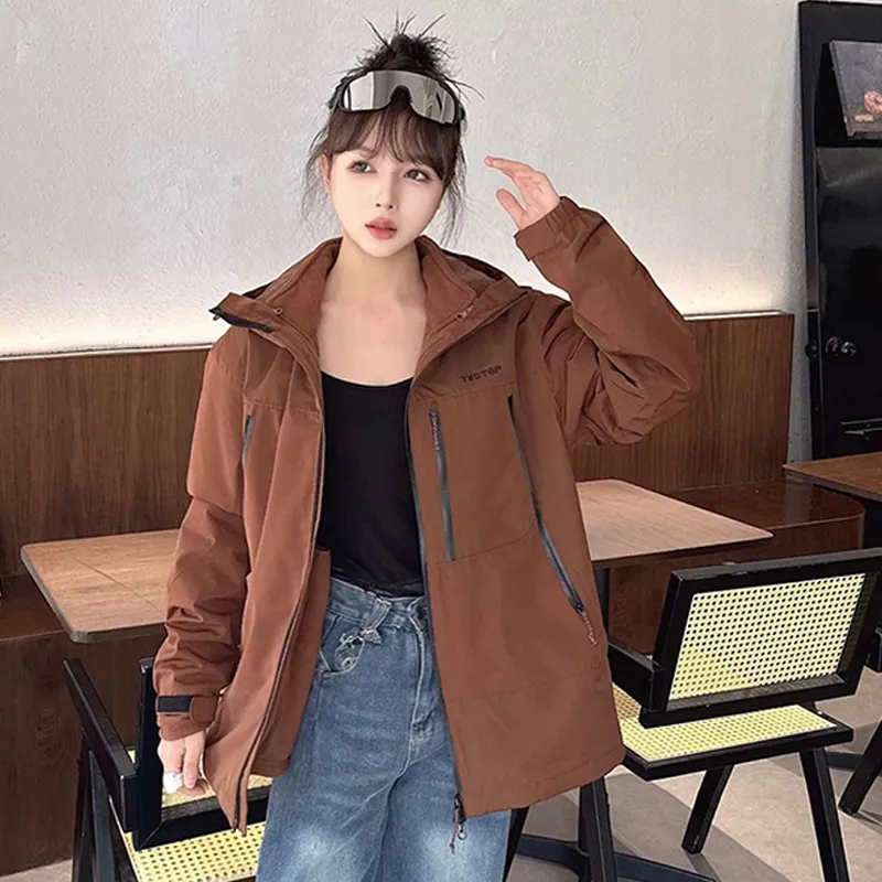 Tectop Waterproof And Windproof To Keep Warm Windbreaker Jacket Unisex-9
