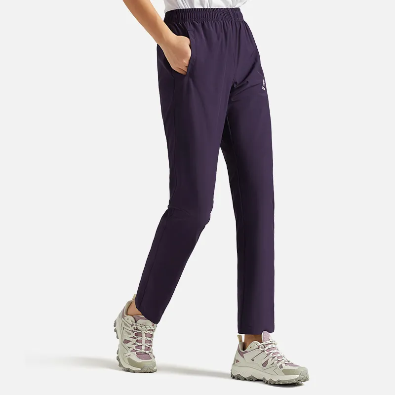 Tectop Casual Pants Women's Dark Reddish Purple-6
