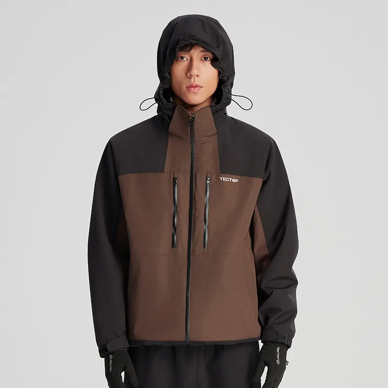 Tectop Waterproof And Windproof To Keep Warm Windbreaker Jacket Unisex-4