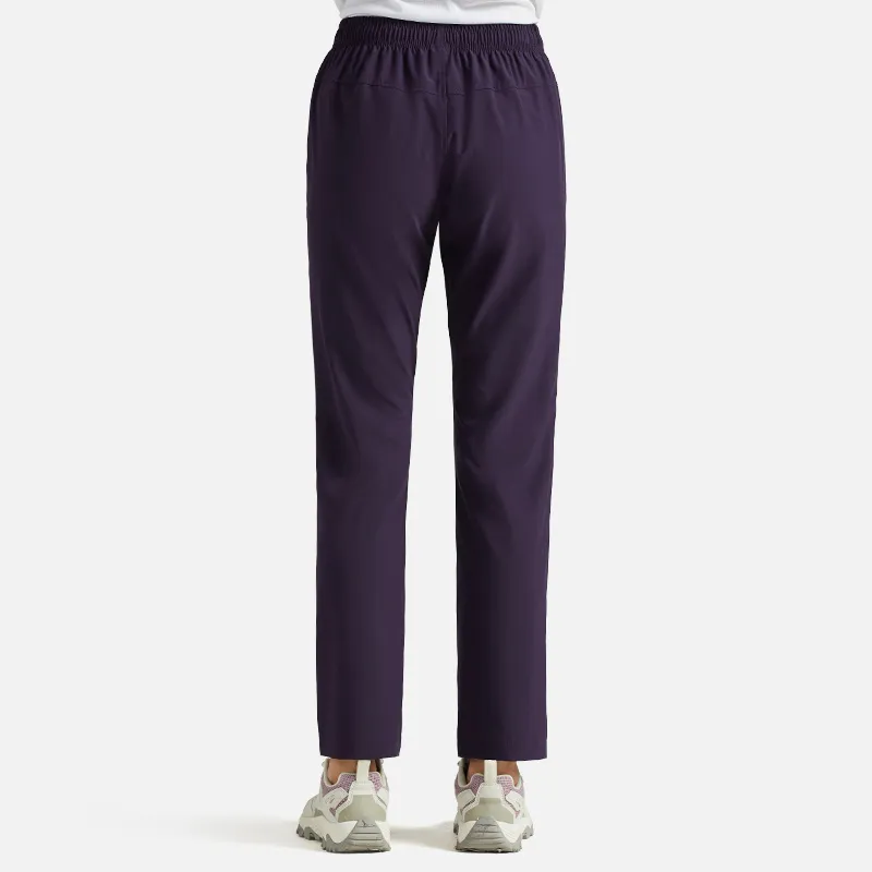 Tectop Casual Pants Women's Dark Reddish Purple-5