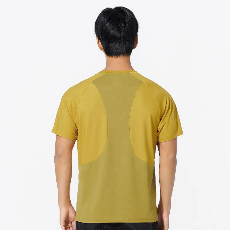 Tectop T Shirt Unisex Pine Wood Yellow-2