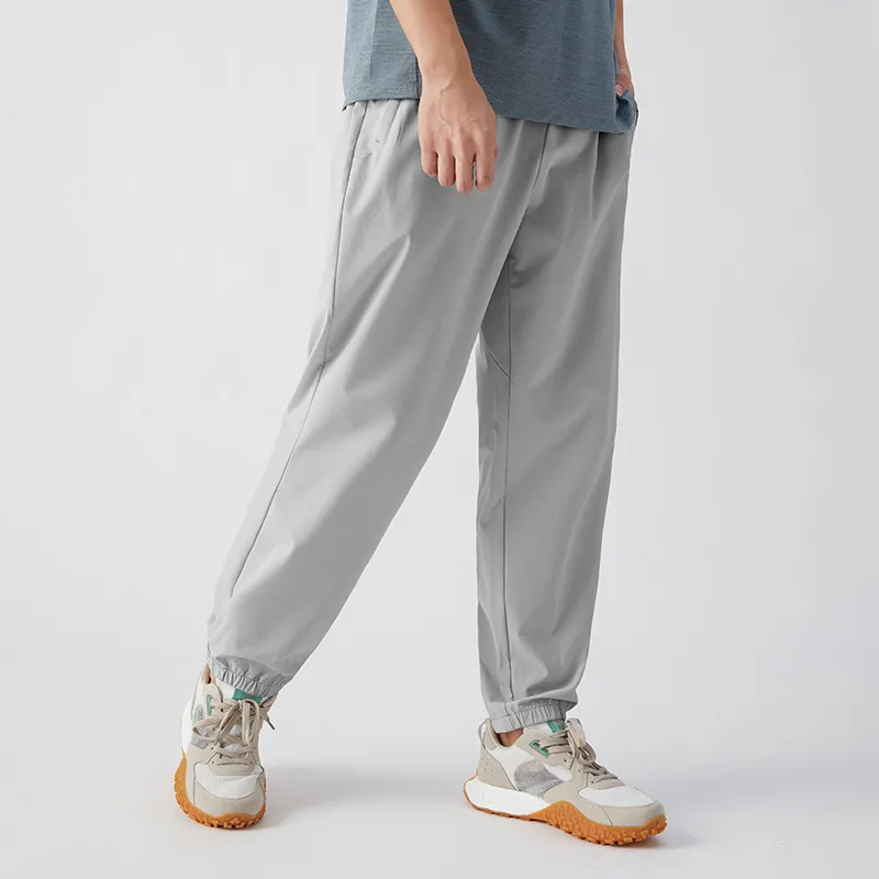 Tectop Casual Pants Unisex Silver Gray-5