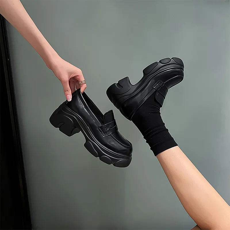 Uncle's House Loafers Women's Black-1