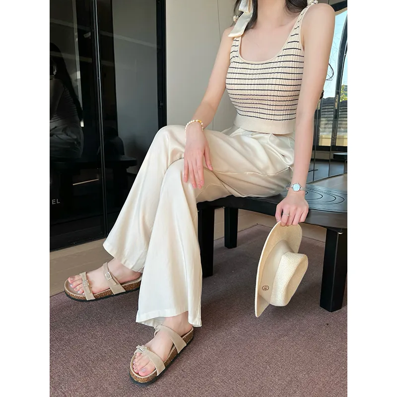 Uncle's House Rubber Sole EVA Abrasion Resistant Slide Slippers Women's-4