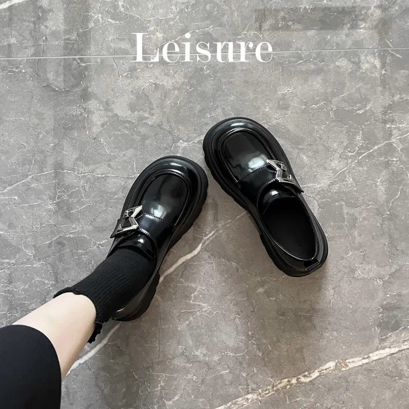 Uncle's House Loafers Women's Black-2