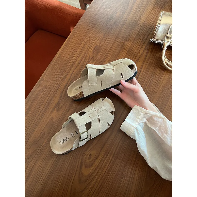 Uncle's House EVA Slip Resistant Abrasion Resistant Closed Toe Slippers Women's-2