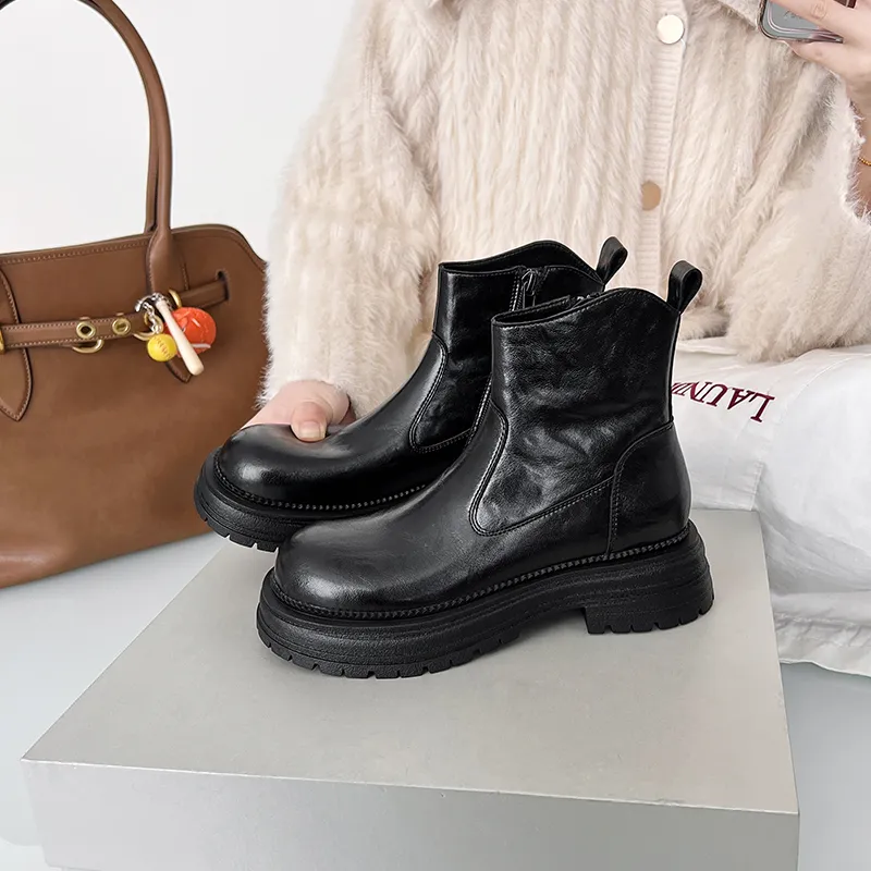 Uncle's House Ankle Boots Women's Black-2