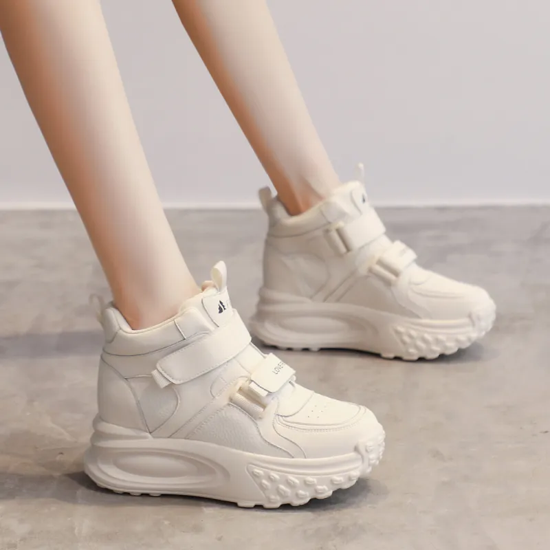 FIRS Water-Resistant Height Increasing High-Top Casual Shoes Women's-3