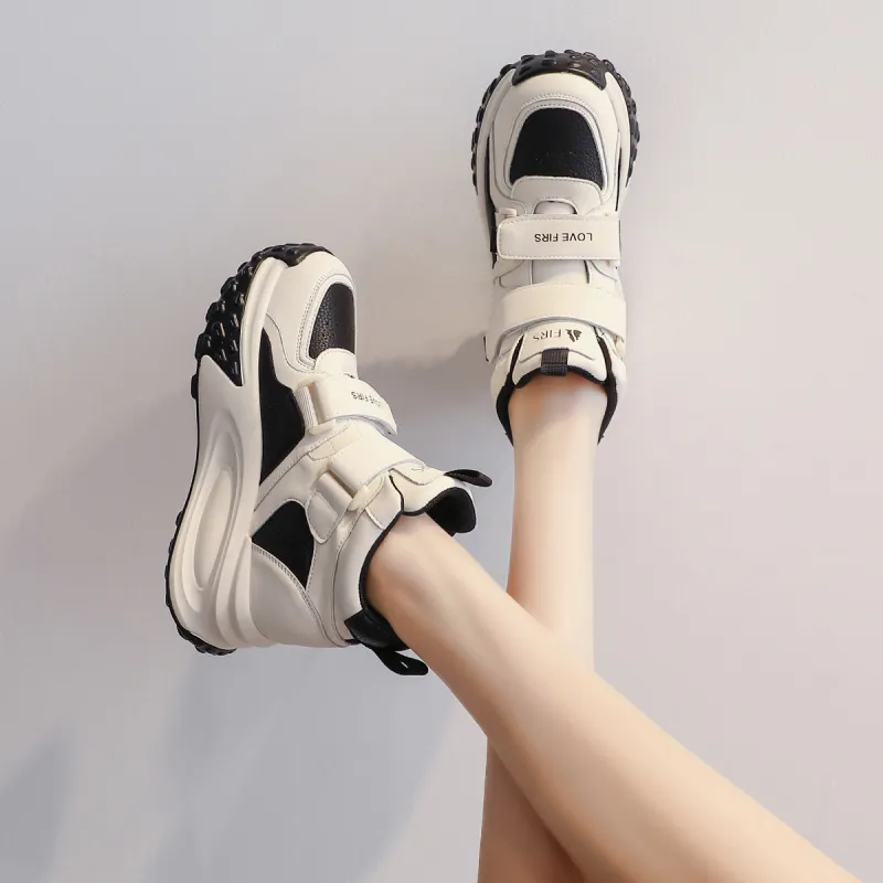 FIRS Water-Resistant Height Increasing High-Top Casual Shoes Women's-11