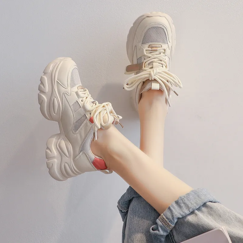 FIRS Low-Top Chunky Sneakers Women's-5