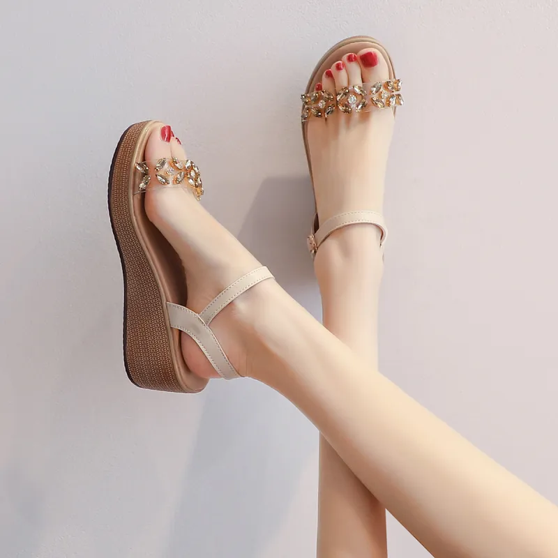 FIRS Strap Sandals 6.3cm Women's-4