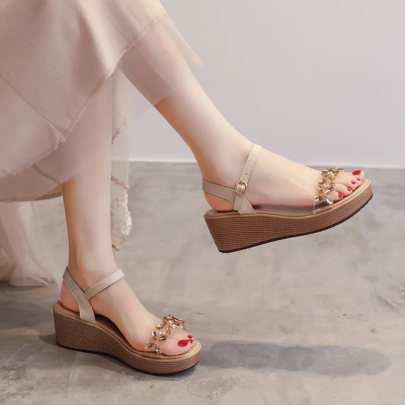 FIRS Strap Sandals 6.3cm Women's-6