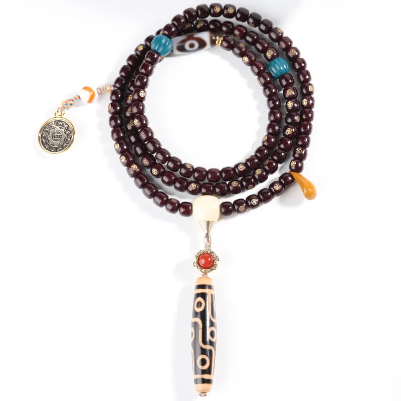 Murmur Star Moon Bodhi Seeds Necklaces Unisex-4