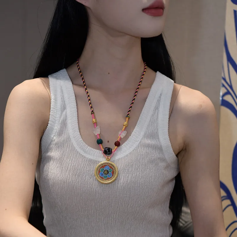 Murmur Copper Alloy Necklaces Unisex-6